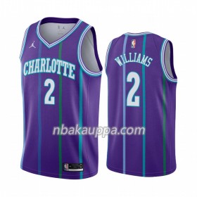 Charlotte Hornets Marvin Williams 2 Jordan Brand 2019-2020 Hardwood Classics Pelipaidat Swingman - Miesten